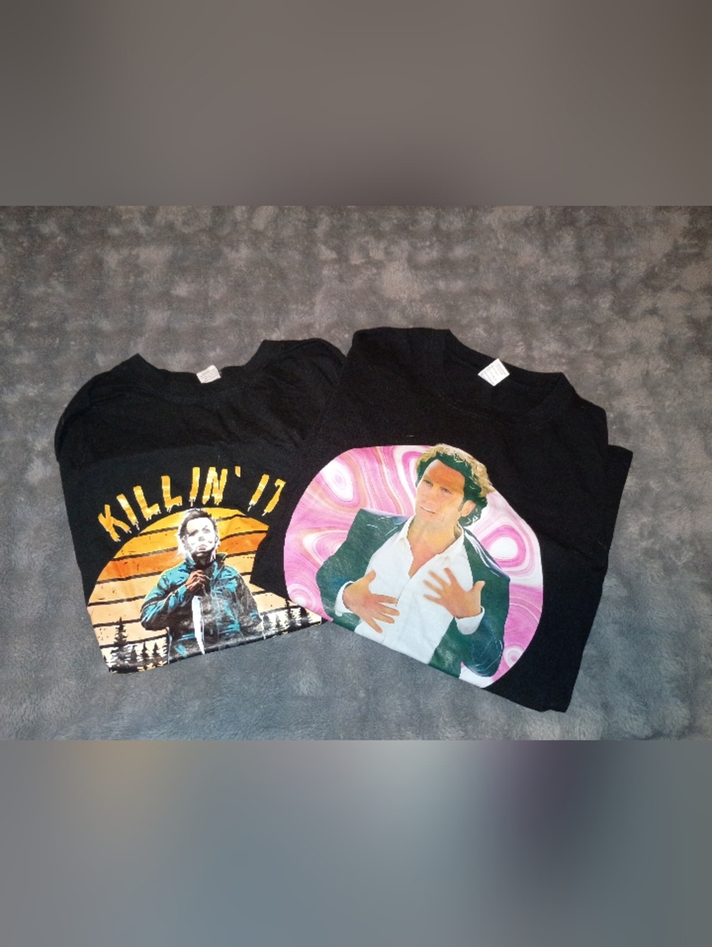 Graphic Black Tees